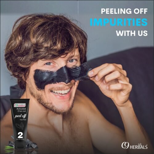 C9 HETBAL ACTIVATED CHARCOAL PEEL OFF FACE MASK (PACK OF 1) - Image 3