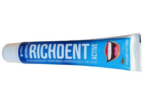 ENRRICH ONE RICHDENT ACTIVE TOOTHPASTE (PACK OF 3)50gm - Image 4