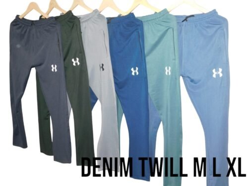 BRANDED DENIM TWILL 4 WAY LOWER POLYESTER FABRIC BEST QUALITY SIZES M,L,XL 6 COLOUR 18 PCS SET - Image 2