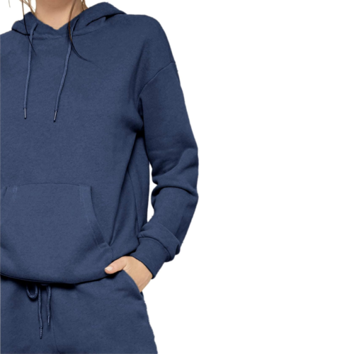 SIFYBRO COTTON FLEECED HOODIE JOGGER SET FOR WOMEN (NAVY BLUE) - Image 4