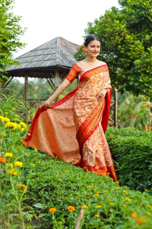 Saree Name: Morni BANARASI - Image 4