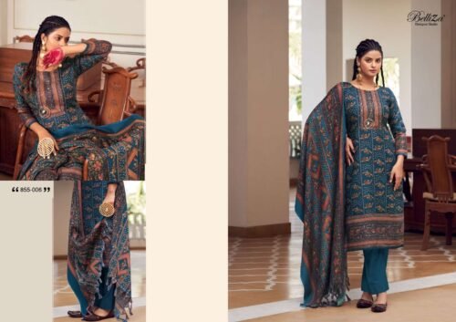 Winter Wool Pashmina Dress Material Wholesale Branded Dress Material in SURAT - Image 3