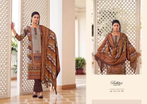 Winter Wool Pashmina Dress Material Wholesale Branded Dress Material in SURAT - Image 5