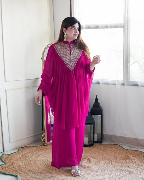 festive wear Kaftan Cord 3pc Set - Image 3