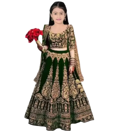 Kids chaniya choli with dupatta for kids girl - Image 4