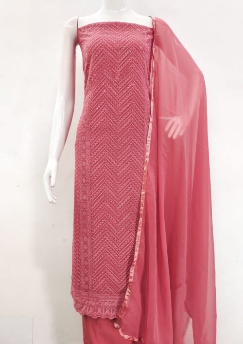 GEORGETTE SHIFLI WORK DRESS METERIAL - Image 2