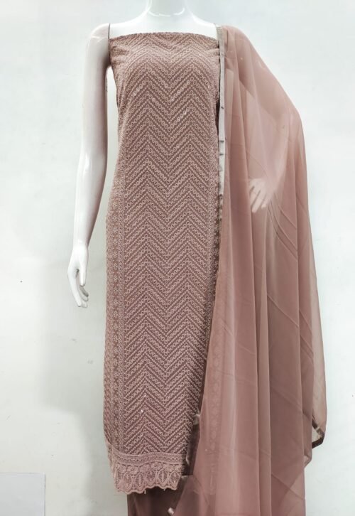 GEORGETTE SHIFLI WORK DRESS METERIAL - Image 4