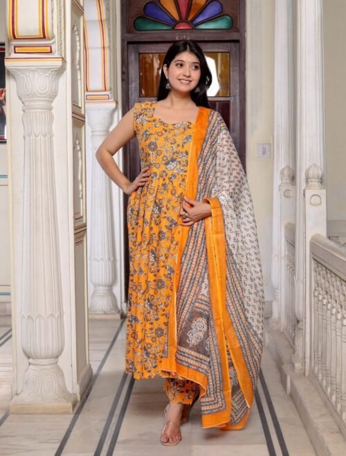 KURTA PENT WITH DUPATTA SUIT SET - Image 6