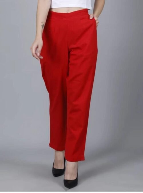 Buy Women's Cotton Trouser Paint In Bulk At VastrMitr - Image 4