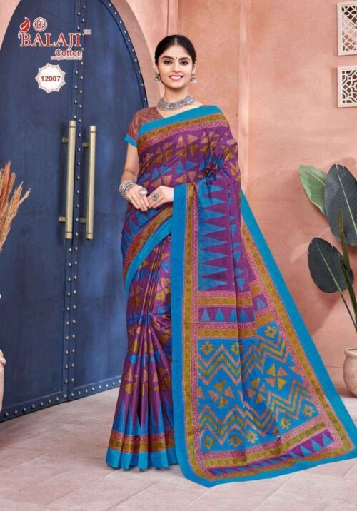 Heavy Cotton Saree - Image 6