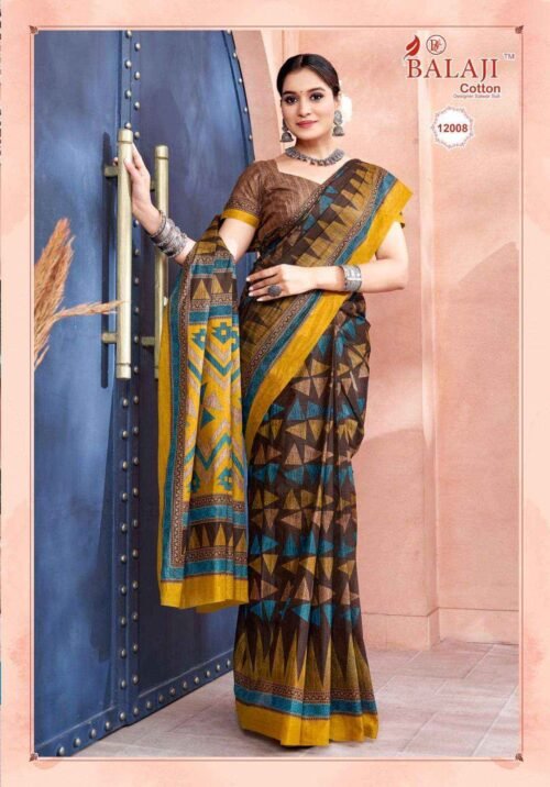 Heavy Cotton Saree - Image 7