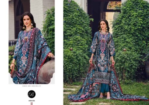 latest collections of Belliza Naira Vol-85 Cotton Dress Material Readymade Suit    - Image 2