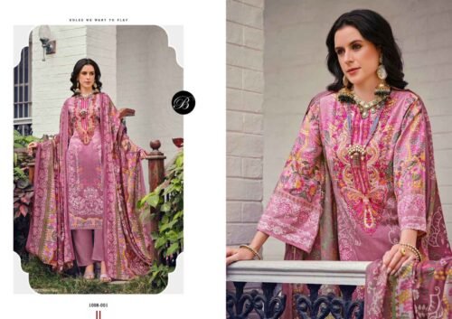 latest collections of Belliza Naira Vol-85 Cotton Dress Material Readymade Suit    - Image 3