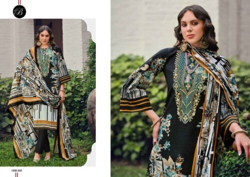 latest collections of Belliza Naira Vol-85 Cotton Dress Material Readymade Suit    - Image 4