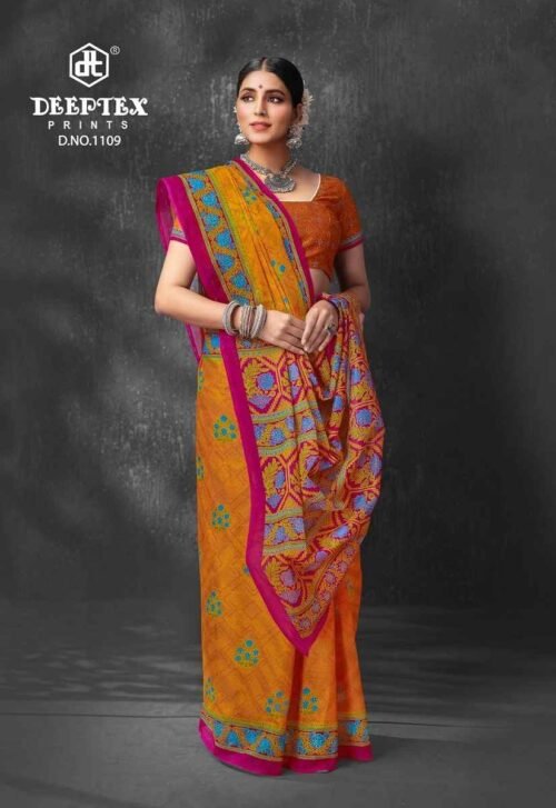 Heavy Cotton Saree - Image 6