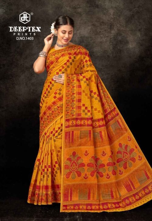 Deeptex Prime Time  Cotton Saree - Image 5