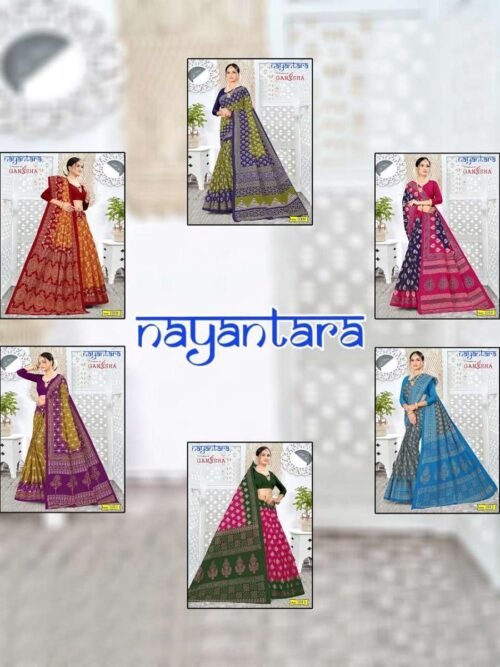 Ganesha Nayatara Cotton Saree - Image 11