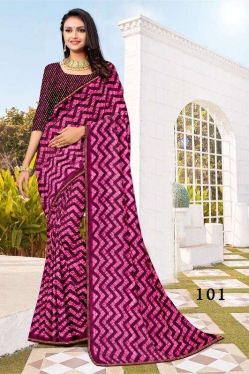 AMYA DAISY  PRINTED SAREES - Image 3