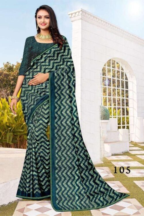 AMYA DAISY  PRINTED SAREES - Image 4