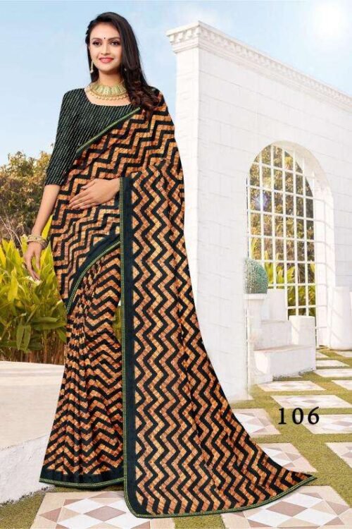 AMYA DAISY  PRINTED SAREES - Image 5