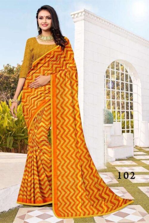 AMYA DAISY  PRINTED SAREES - Image 6