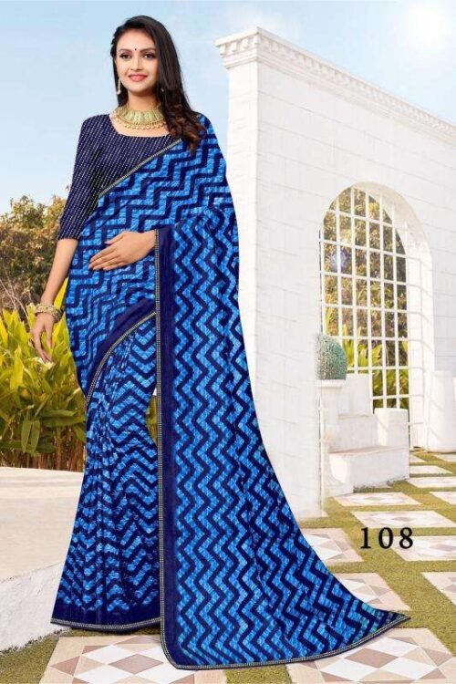 AMYA DAISY  PRINTED SAREES - Image 7