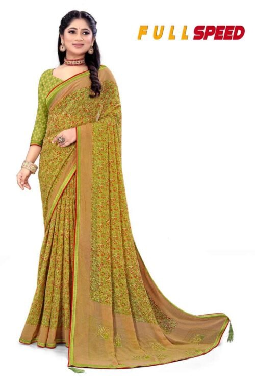 KAMYA DAISY  PRINTED SAREES - Image 4