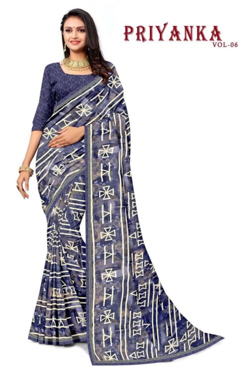 AMYA DAISY  PRINTED SAREES