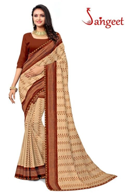 AMYA DAISY  PRINTED SAREES - Image 5