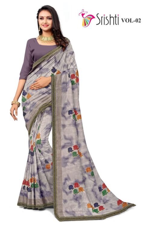 KAMYA DAISY  PRINTED SAREES - Image 6