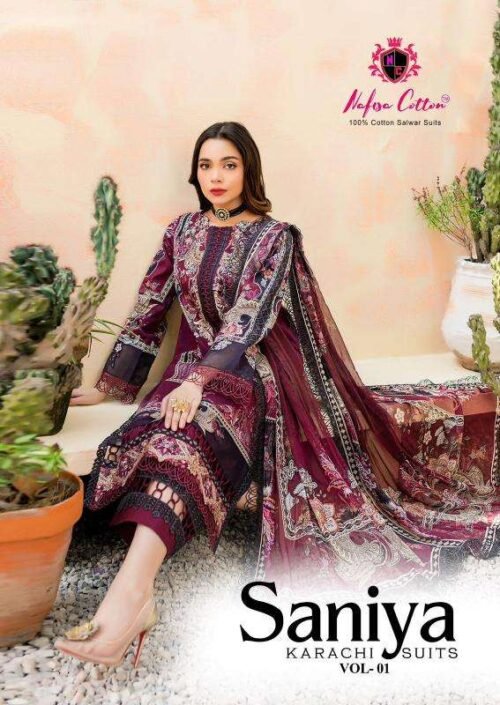 Nafisa Saniya Vol-01 Latest dress materials wholesale