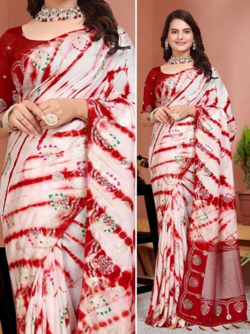 Sanvari  Pure Soft Russian  Latest saree designs in Mumbai - Image 4