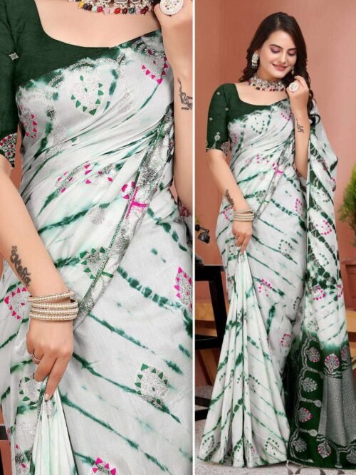 Sanvari  Pure Soft Russian  Latest saree designs in Mumbai - Image 6