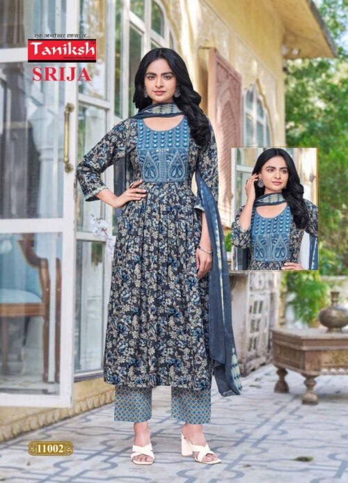  Taniksh Srija Vol-11 Rayon Readymade Suit     - Image 2