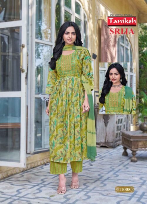  Taniksh Srija Vol-11 Rayon Readymade Suit     - Image 3