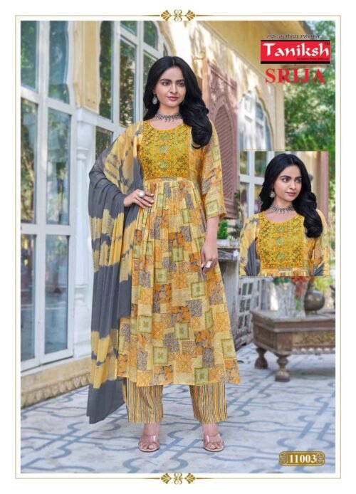  Taniksh Srija Vol-11 Rayon Readymade Suit     - Image 5