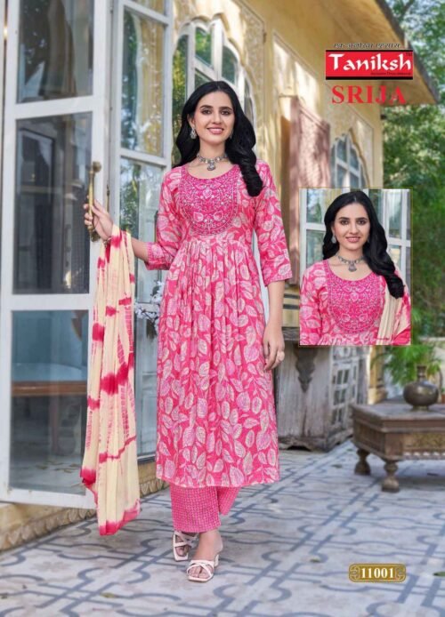  Taniksh Srija Vol-11 Rayon Readymade Suit     - Image 6