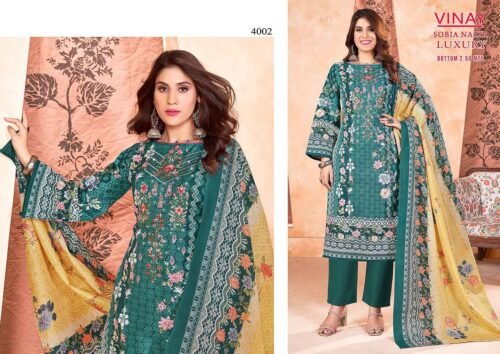 Vinay Sobia Nazir Luxury Vol-4 Dress Material  - Image 7