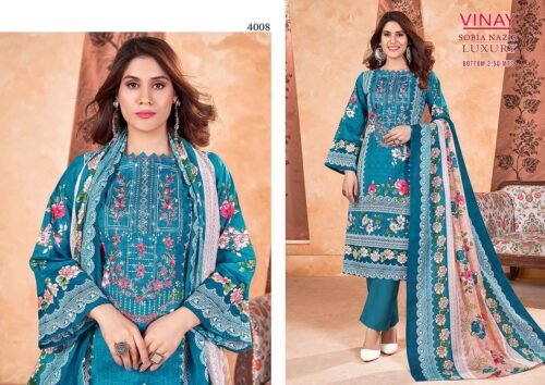 Vinay Sobia Nazir Luxury Vol-4 Dress Material  - Image 4