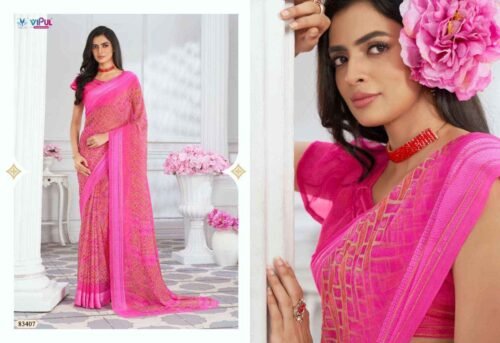 Vipul Falguni  Georgette Saree    - Image 6