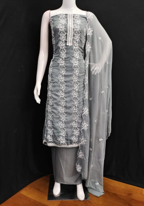 Georgette work Dress material - Image 9