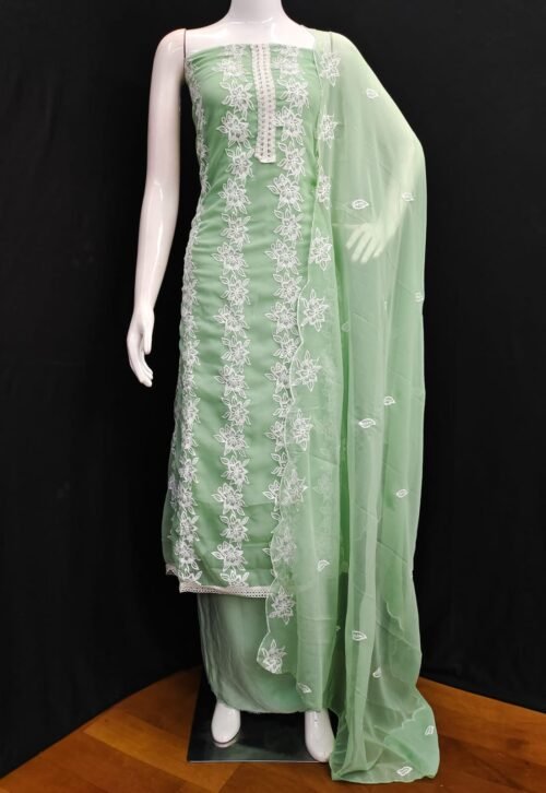 Georgette work Dress material - Image 8