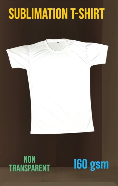 White Lycra Sublimation Tshirt