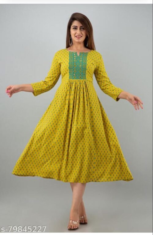 Heavy Reyon Gown