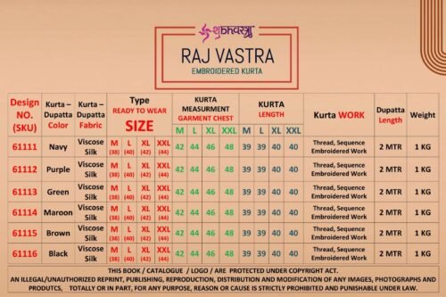 Shubhvastra Raj Vastra buy catalogue kurta online India - Image 3