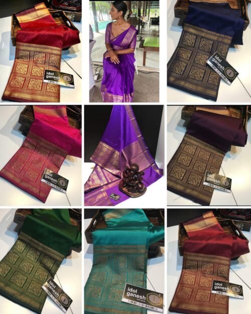 BEAUTIFUL RICH PALLU & JACQUARD WORK ON ALL OVER THE SAREE - Image 2