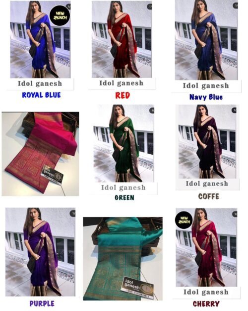 BEAUTIFUL RICH PALLU & JACQUARD WORK ON ALL OVER THE SAREE - Image 3