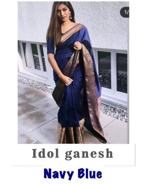 BEAUTIFUL RICH PALLU & JACQUARD WORK ON ALL OVER THE SAREE - Image 4