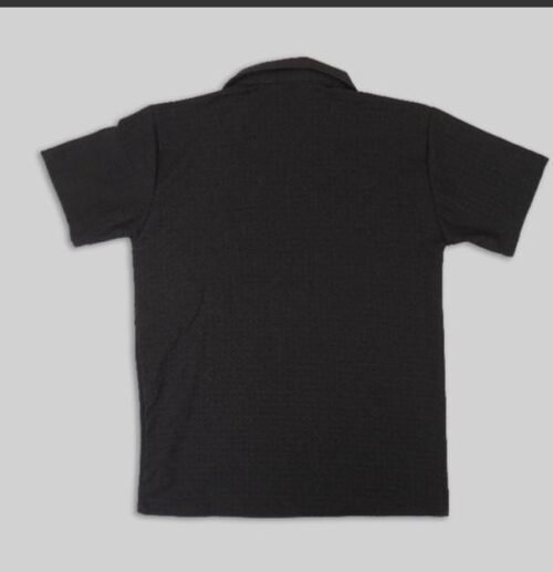 Brand COLLAR TSHIRT HALF SLEEVE FRONT logo Polyester self knit FABRIC - Image 5