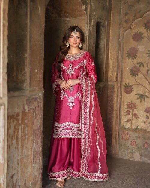 Presenting New Designer Party Wear Look Top-Plazzo and Dupatta
